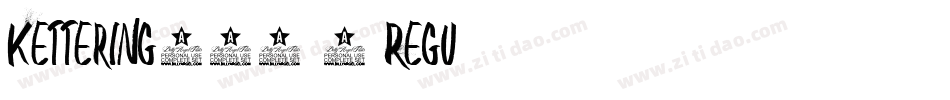Kettering105 6 Regu字体转换